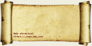 Žaklina Žeračanin vizit kartica